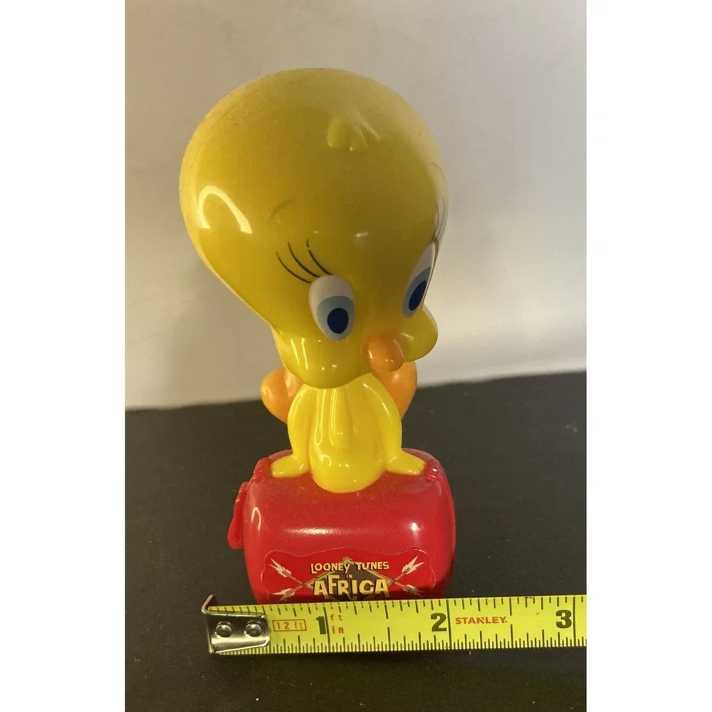 Vintage 1998 Warner Bros Tweety Bird Mini Bobblehead 5